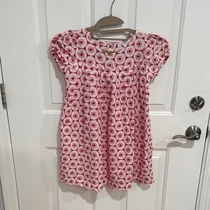 Naracamicie Red and White Patterned Dress